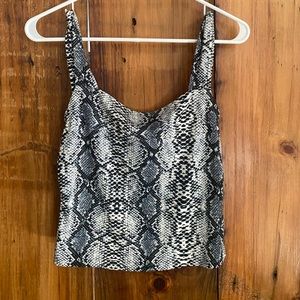 Shein snake skin Tank